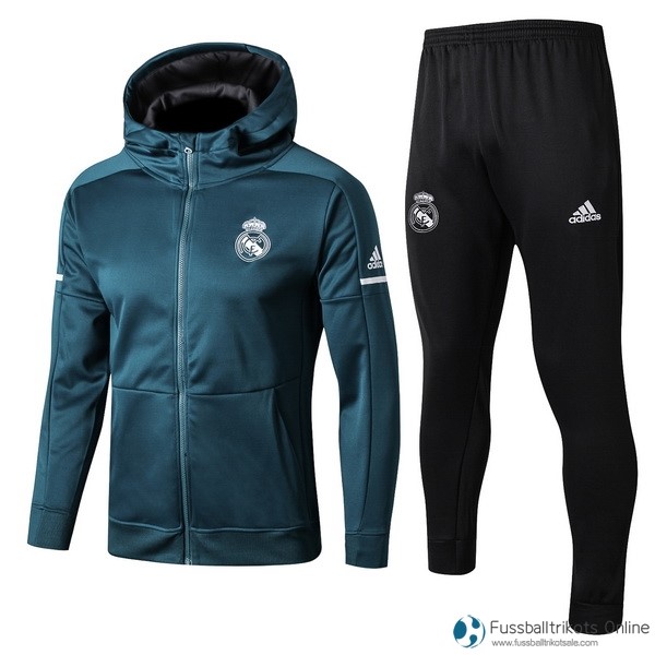 Real Madrid Trainingsanzug 2017-18 Blau Fussballtrikots Günstig